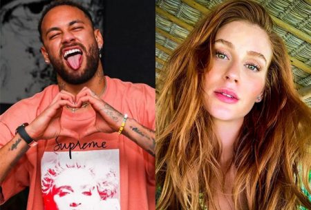 Neymar se diverte com Marina Ruy Barbosa, e internautas pedem casal