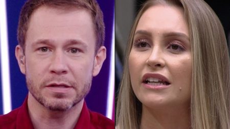 BBB 2021: Tiago Leifert é criticado ao dar patada em Carla Diaz