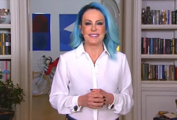 Ana Maria Braga muda cor do cabelo de novo e é comparada a Katy Perry