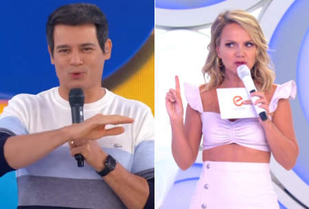 Celso Portiolli e Eliana salvam SBT em domingo difícil