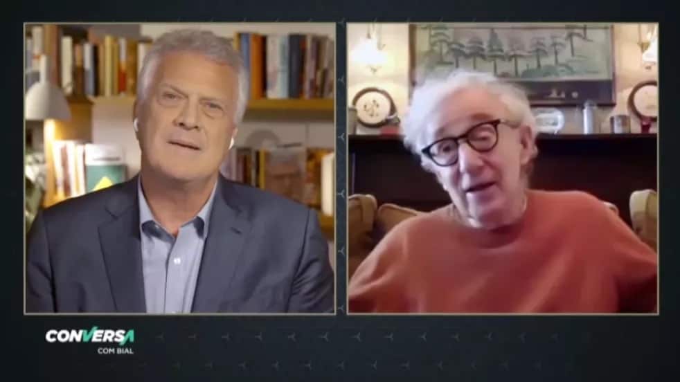 Woody Allen responde a Pedro Bial sobre acusações de assédio