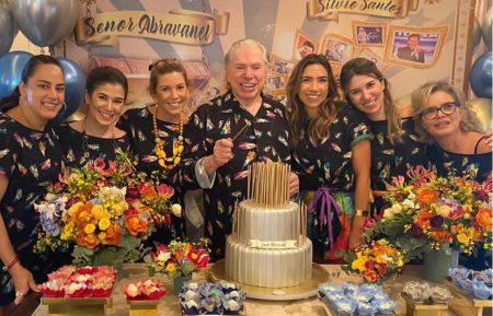 Filhas de Silvio Santos comemoram vacinação do pai contra a Covid-19