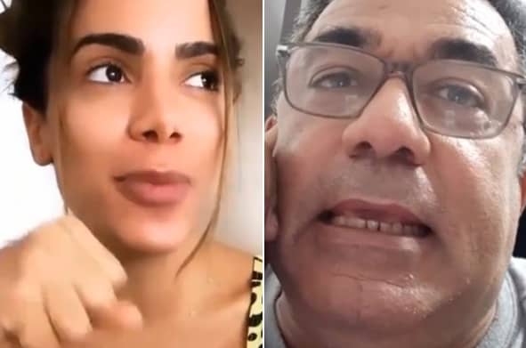 Pai de Anitta flagra cantora beijando 2 ao mesmo tempo e se pronuncia sobre Lipe Ribeiro