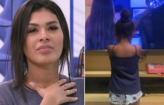 Filha de Pocah se emociona e chora após homenagem da mãe no BBB 2021