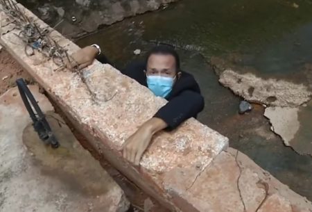Repórter da Record sofre acidente ao vivo e passa por cirurgia