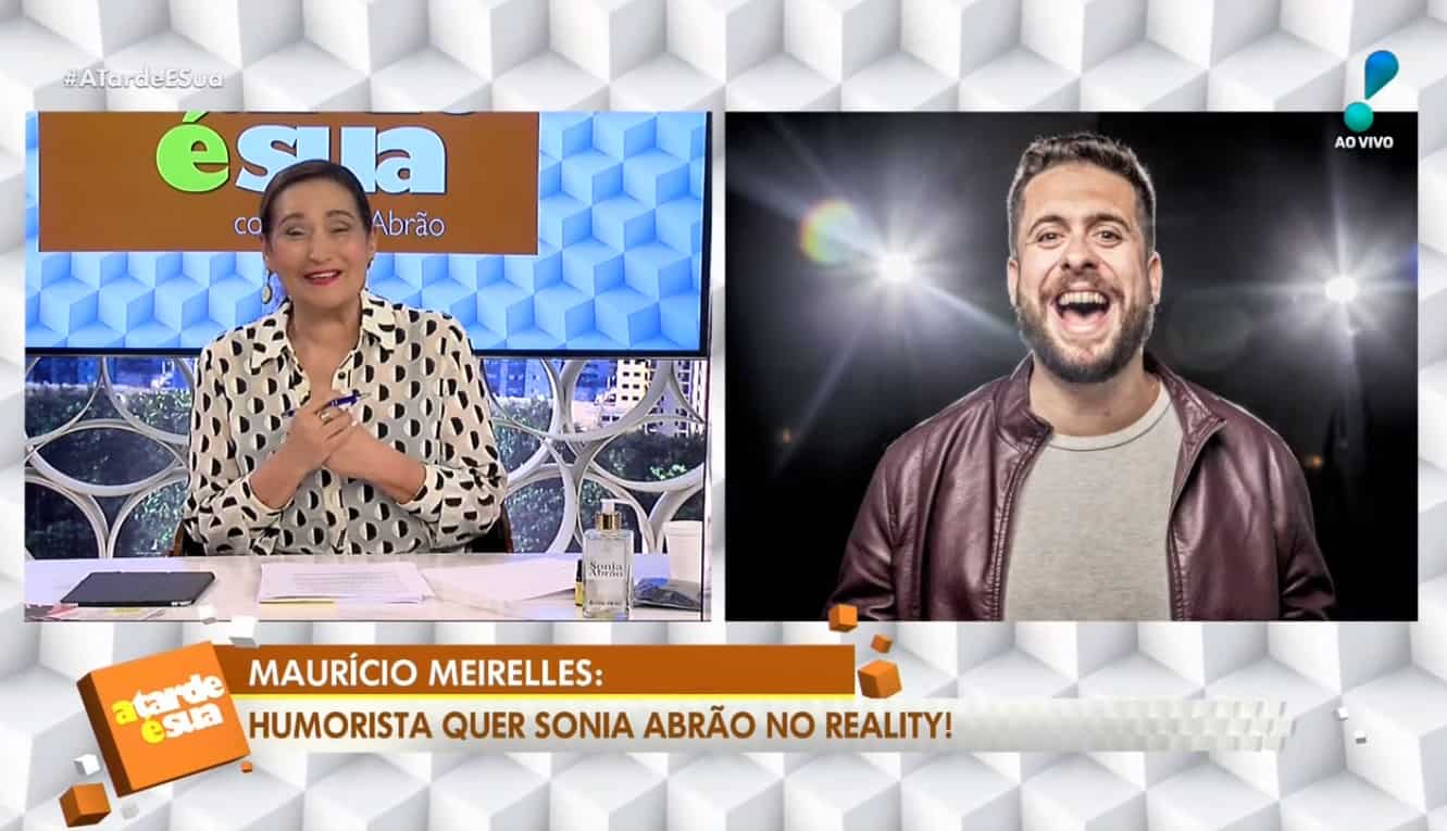 Alvo de piada, Sonia Abrão liga para Maurício Meirelles e humorista implora por emprego