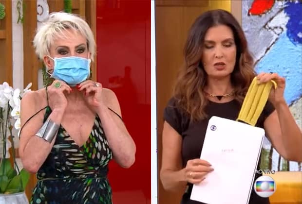 Globo coloca apresentadores para incentivar uso da máscara contra o coronavírus