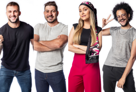 BBB 2021: Arthur, Caio, Carla Diaz e João Luiz estão no Paredão falso