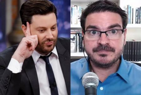 Danilo Gentili se revolta com apoio de Rodrigo Constantino e o detona