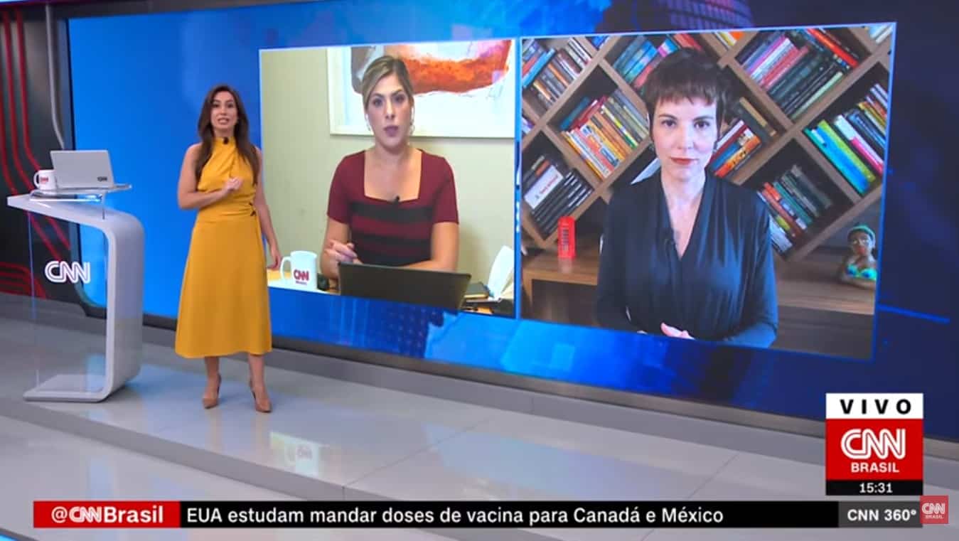 CNN Brasil teme contágio na redação e faz âncoras trabalharem de casa