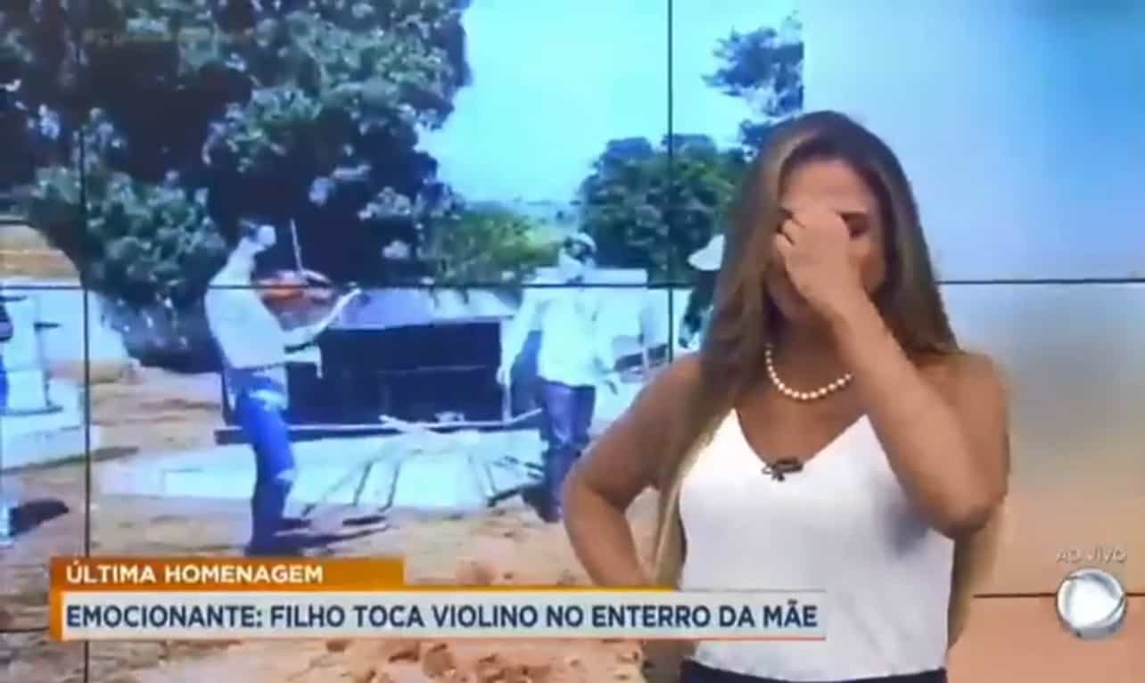Silvye Alves chora ao exibir cena triste no Cidade Alerta