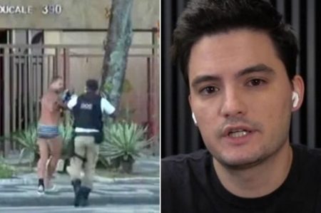 Felipe Neto é amigo do homem de sunga que fugiu da polícia no Leblon; influencer toma atitude