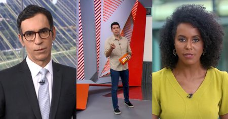 César Tralli vai bem com SP1 e supera Globo Esporte e Maju Coutinho