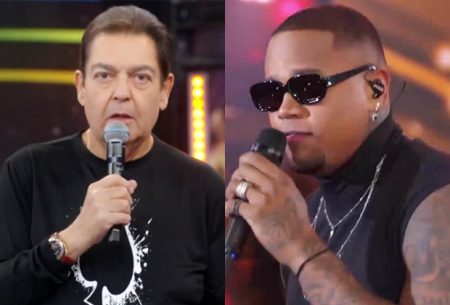 Faustão deixa Léo Santana sem graça e emociona Felipe Araújo