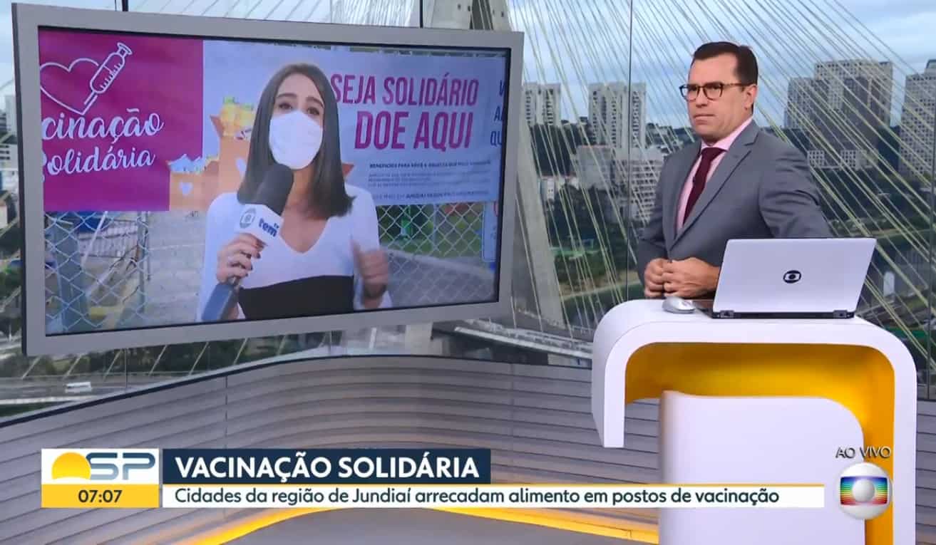 Rodrigo Bocardi reclama ao vivo após matéria ser interrompida por bolsonarista