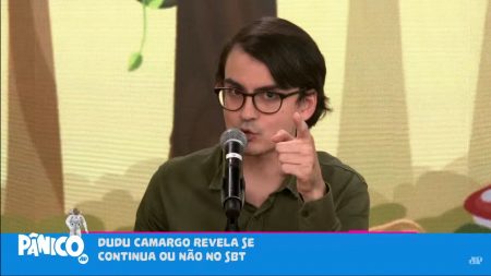 Dudu Camargo abre o jogo sobre “demissão” do SBT e desfaz de colega por causa de baixa audiência
