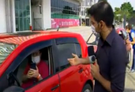 Homem dispara “Globo lixo” ao vivo na Record e deixa repórter sem graça