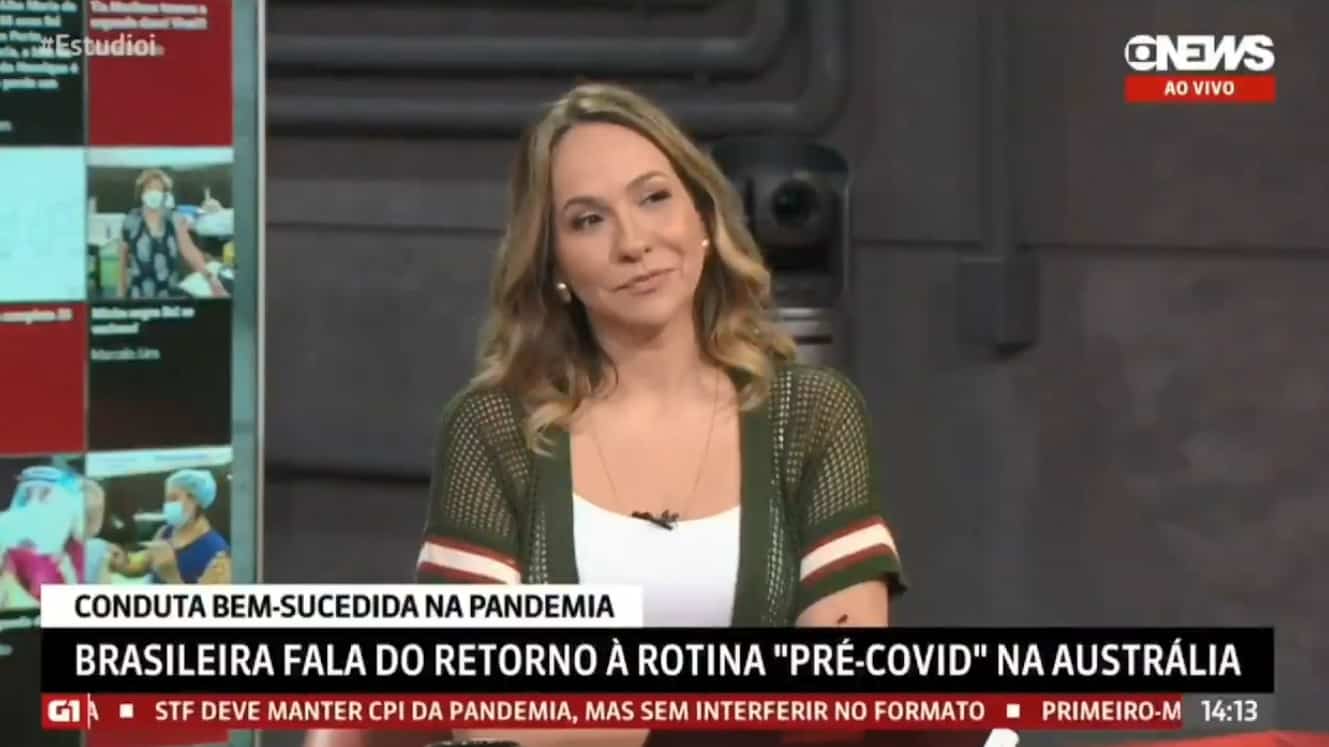 Na GloboNews, Maria Beltrão erra na matemática e confunde a própria idade