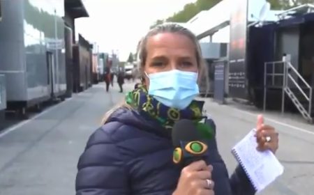 Mariana Becker é atacada por piloto de Fórmula 1 e recebe apoio da web