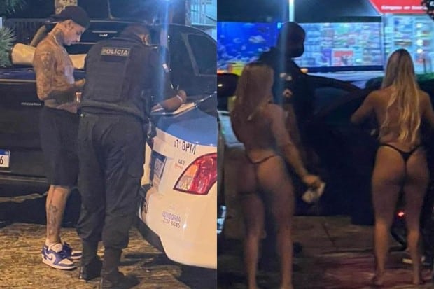 Funkeiro PK Delas é enquadrado pela polícia e preso no Rio com mulheres peladas