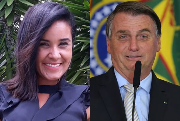 Repórter do SBT se pronuncia após ser xingada por Bolsonaro ao vivo