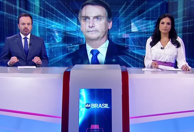 SBT Brasil exibe ofensa de Bolsonaro a repórter do canal e toma decisão
