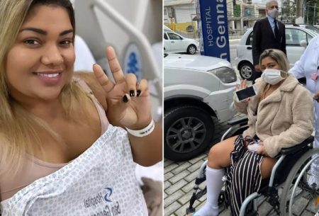 Mulher Filé deixa hospital após cirurgia de emergência