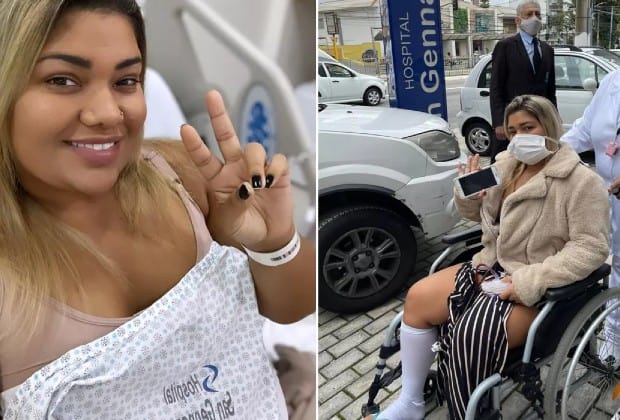 Mulher Filé deixa hospital após cirurgia de emergência