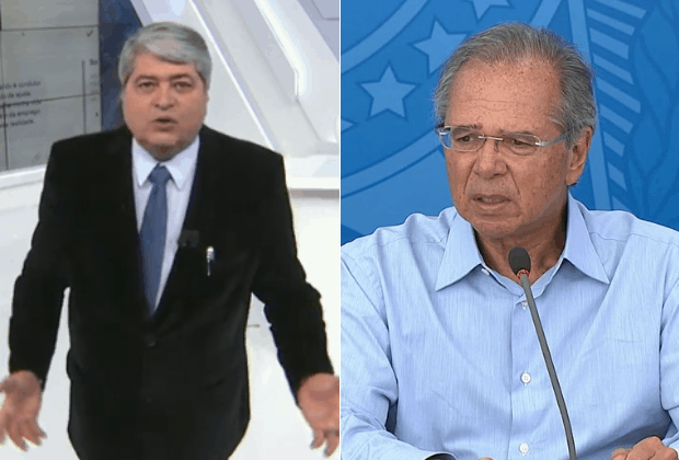 Datena faz duras críticas a Paulo Guedes e manda recado para Bolsonaro