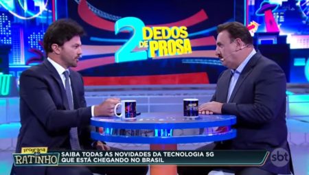 No SBT, Fábio Faria alfineta China, defende Bolsonaro e recebe apoio de Ratinho