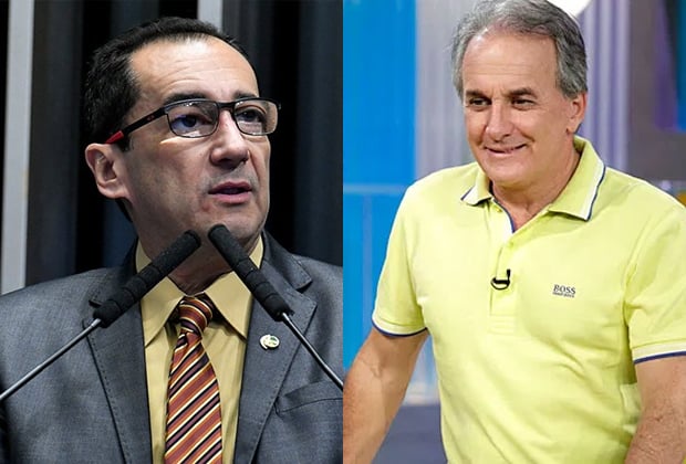 Kajuru ironiza Otávio Mesquita em CPI e diz que Bolsonaro pagou apresentadores para defendê-lo