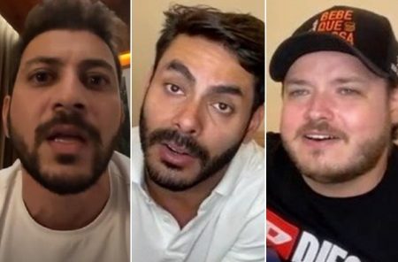 Caio vai à casa de Rodolffo após o BBB 2021 e detona ciúmes com Israel