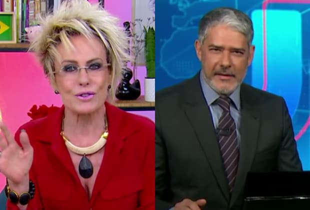Ana Maria Braga surpreende e dá opinião sobre barba de William Bonner na Globo