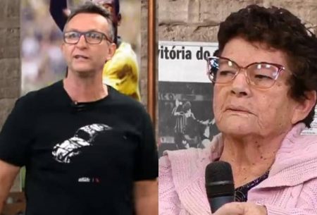 Mãe de Neto surge em Os Donos da Bola e entrega lança perfume e “mijada”