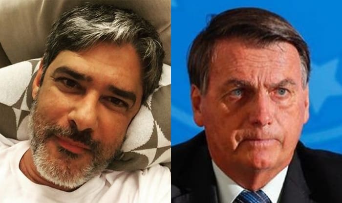 Jair Bolsonaro é flagrado espiando live de William Bonner e dá o que falar