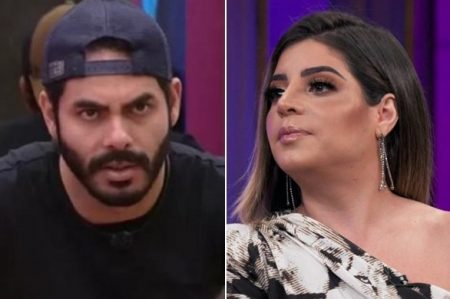 Rodolffo é cobrado por Gkay a falar sobre romance e rebate: “Filha da ****”