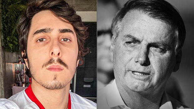 Felipe Castanhari e Jair Bolsonaro