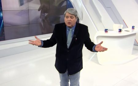 Datena se estressa novamente com equipe e dá bronca ao vivo no Brasil Urgente