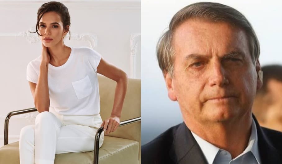 Bruna Marquezine desmente Bolsonaro sobre vacinas com vídeo do presidente ironizando a Covid