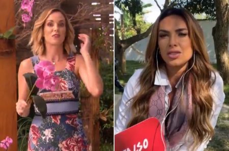No É De Casa, Ana Furtado atira vaso no chão e deixa Nicole Bahls chocada