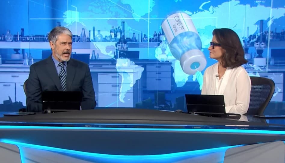 Com desabafo de William Bonner, Jornal Nacional cresce na Globo; SP1 se recupera