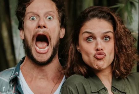 Dudu Pelizzari faz declaração romântica a Paloma Bernardi em aniversário de namoro