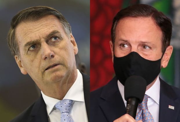 Bolsonaro diz que Doria usa sunga apertadinha e governador sugere que Carlos Bolsonaro tem ciúmes