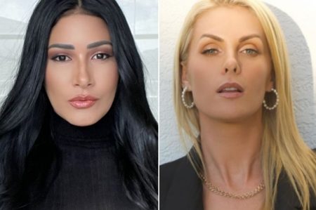 Ana Hickmann rebola com Simaria e diferença de altura rouba a cena