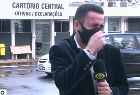 Repórter da Band cai na risada em reportagem e explica o motivo