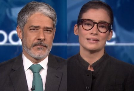 William Bonner e Renata Vasconcellos anunciam iniciativa da Globo e comovem a web