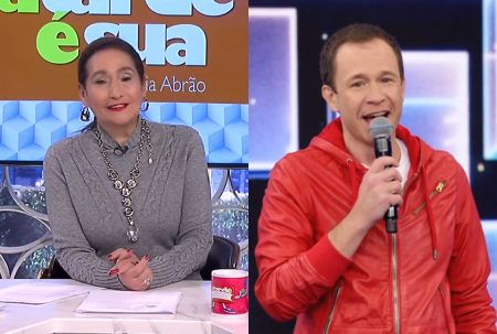 Tiago Leifert surpreende, cita críticos e faz pedido a Sonia Abrão no Domingão