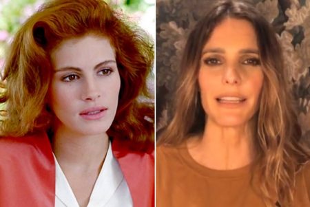 Fernanda Lima “troca de rosto” com Julia Roberts e resultado surpreende