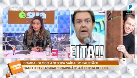 Sonia Abrão reage pistola com a Globo após Faustão ser dispensado