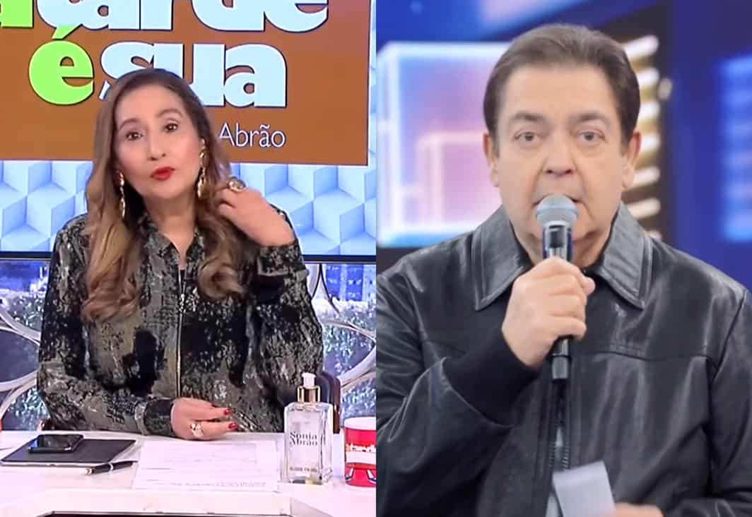 Após atacar a Globo ao vivo, Sonia Abrão exibe foto rara com Fausto Silva